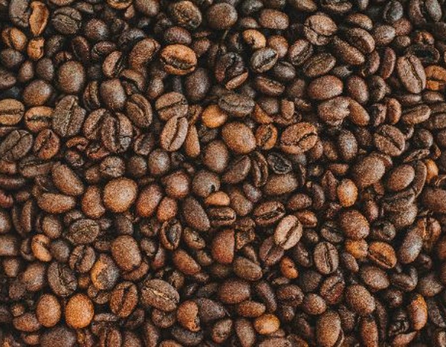 Roasted coffee beans