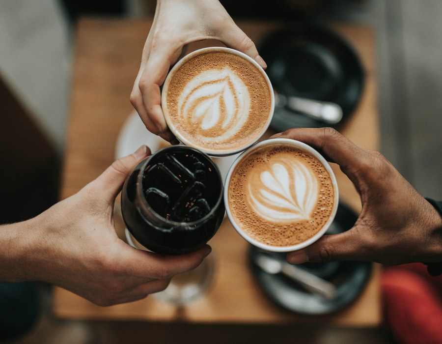 Conversation over coffee at C07